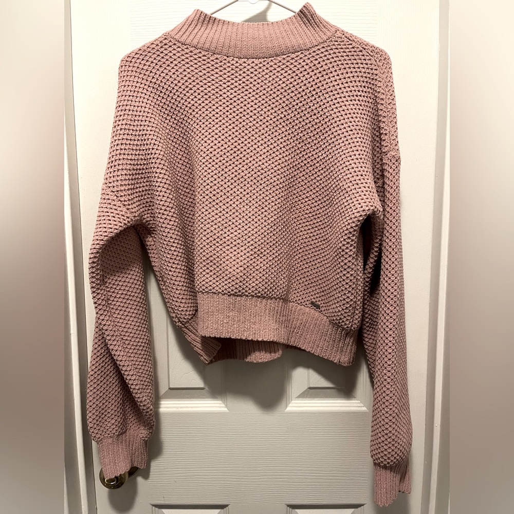 Pink oversized hollister sweater